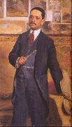 Rodolfo Amoedo Portrait of Joao Timoteo da Costa oil painting reproduction